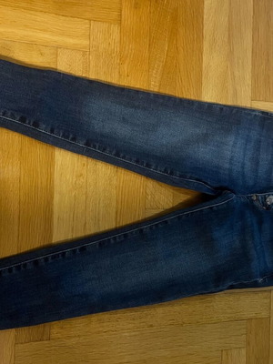 Gap jean girls denim stretch high rise jegging 7 years new, blue