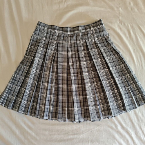 Plaid College Skirt size S like new with pleats