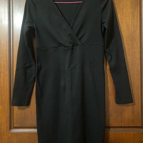 Black elastic dress Vero Moda like new, thin fabric, size S