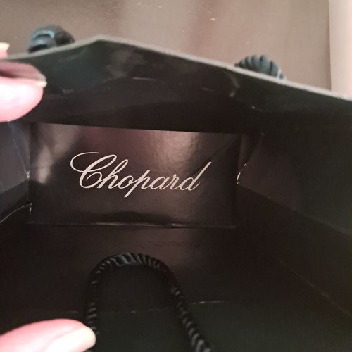 Chopard paper gift luxury bags, like new, pack of 2 dark blue-black