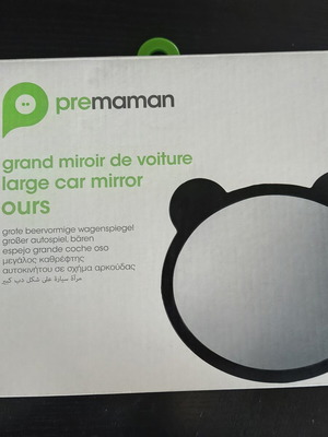 Car mirror bear black Premaman new