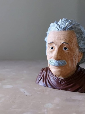 Albert Einstein figurine new