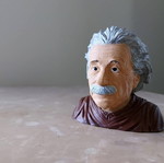 Albert Einstein figurine new