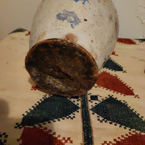 Ceramic basket used from Marousi or Kos, height about 30cm