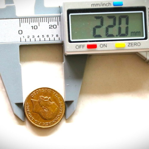 English Gold Pound Coin 24K George King Replica New