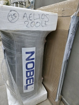 Nobel solar water heater 200 liters new double glass roof