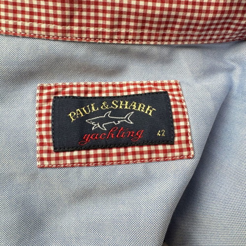 Paul & Shark Button-Down Plaid Shirt L Like New