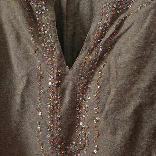 Viscose blouse 100% used, oil color, size L
