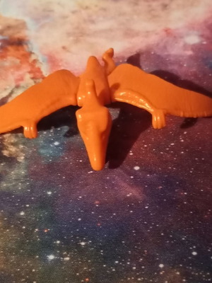 Dinosaur toy with orange color, new