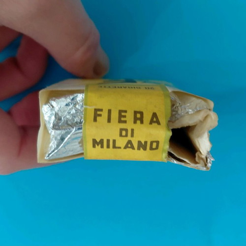 Fiera di Milano soft cigarette case used, 1950s