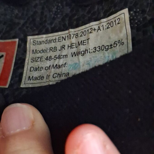 Children's helmet, used