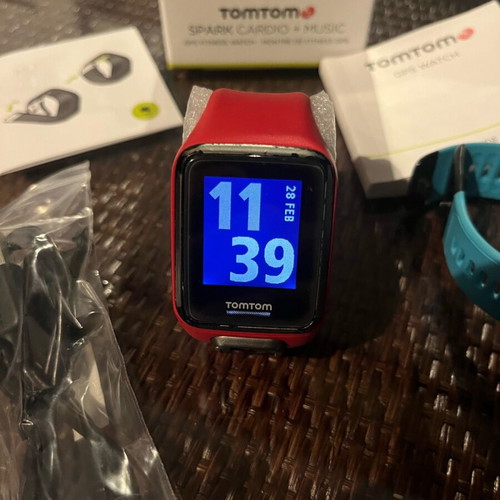 TomTom Spark Cardio+ Music sport GPS watch used