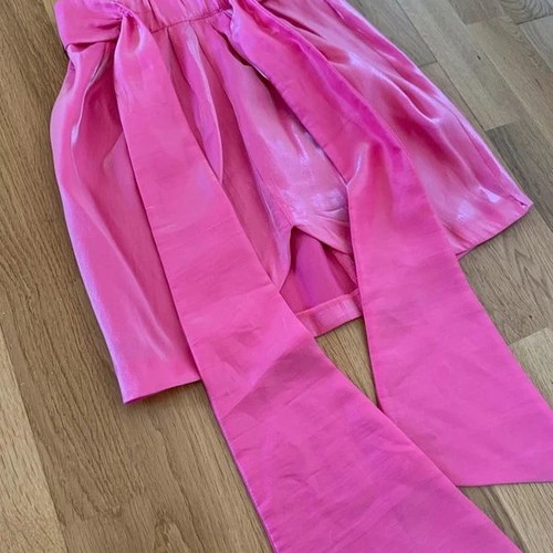 Zara satin pink skirt S used, worn few times