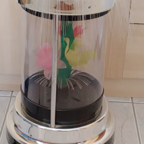 Vintage Fiber Lamp 1970s used with optical fibers