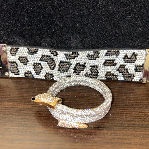 Bracelets new, set with snake bracelet