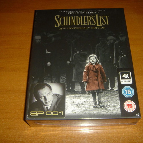 Schindler's List 25th Anniversary Edition Blu-Ray καινούργιο με ελληνικούς υπότιτλους