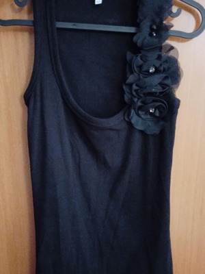Zic Zac T-shirt like new, black, One Size, slim fit