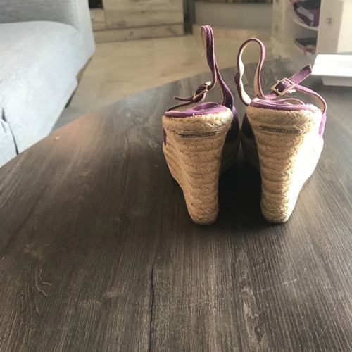 Jimmy Choo platforms used, size 36, purple