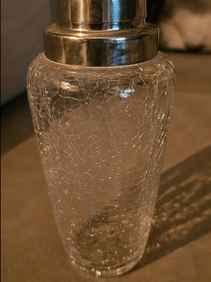 WMF Vintage Shaker cocktail 50s/60s plated crackle glass