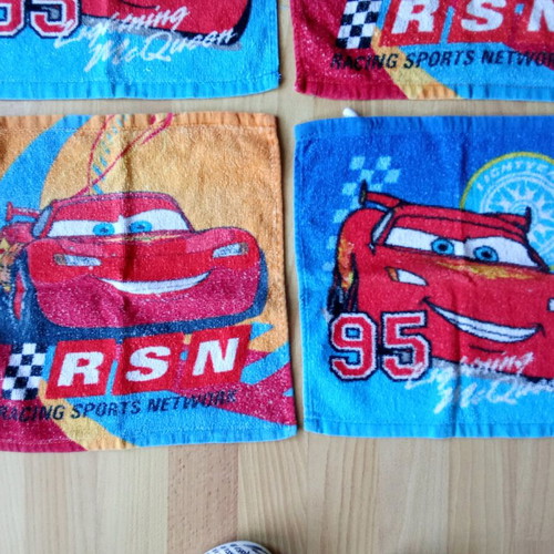 Children's towels used for hands and kindergarten McQueen