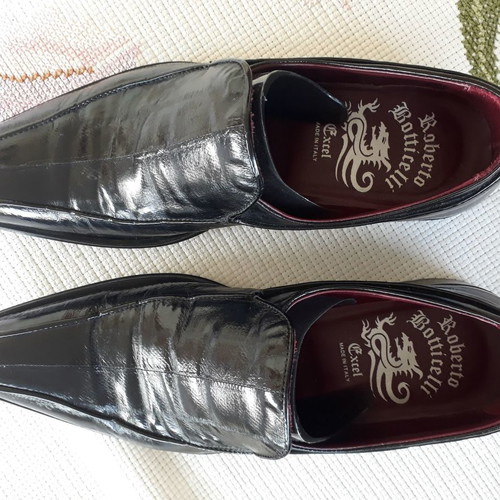 Roberto Botticelli leather shoes black No 41 lightly used