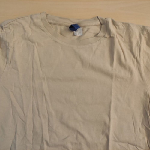 Men's T-shirt size S like new, beige