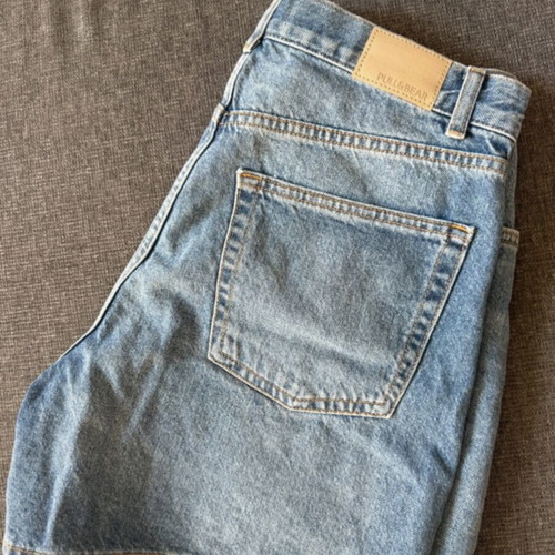 Pull & Bear blue denim shorts, size L