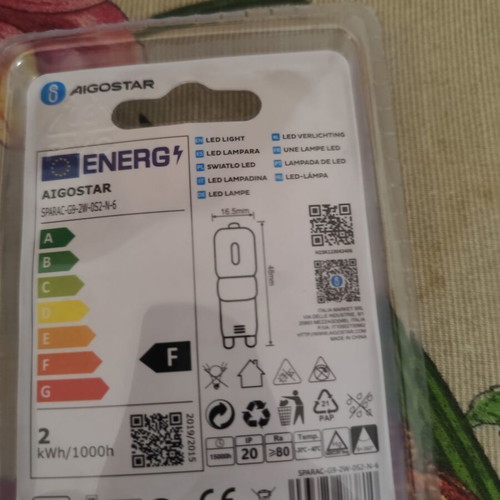 Led lamp G9 2watt new unused