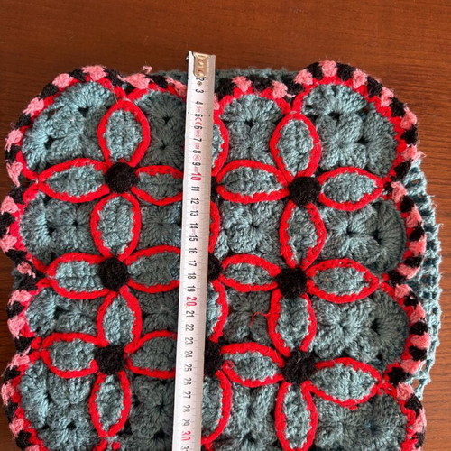 Handmade knitted pillowcases like new, set of 2 for decorative pillows