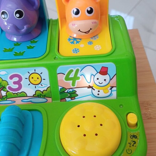 Interactive baby toy suitcase with animal sounds and pop-up features