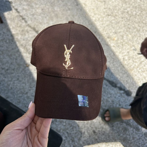 YSL women's hat brown, new