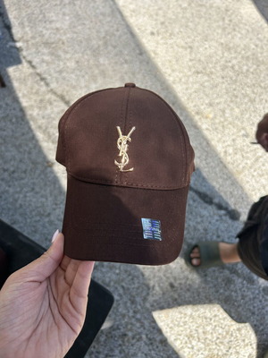YSL women's hat brown, new