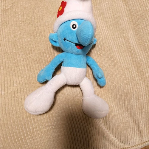 Smurf plush used