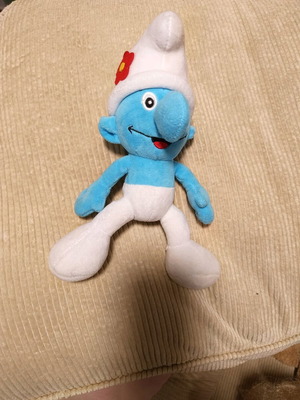Smurf plush used