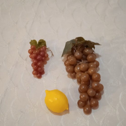 Plastic fruit decoration like new