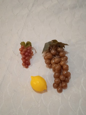 Plastic fruit decoration like new