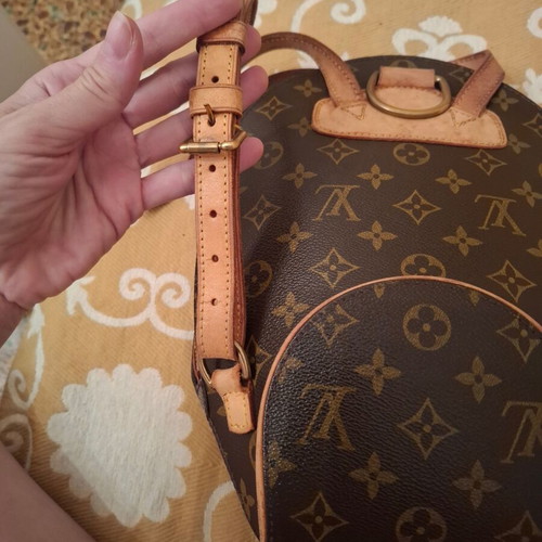 Louis Vuitton Ellipse Backpack used, medium size, beige and brown