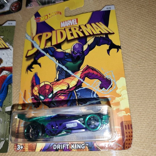 Hot Wheels Spiderman Homecoming set of 7 cars new