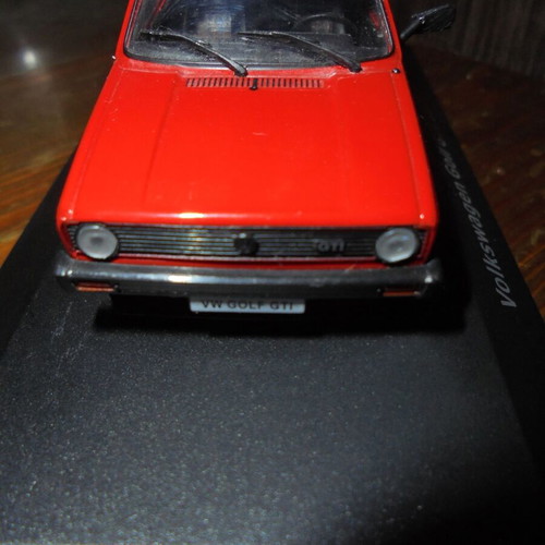 Volkswagen Golf GTI 1976 red miniature car new