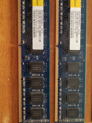 Elixir DDR3 RAM 2x4GB used, desktop PC memory