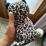 Plush leopard like new