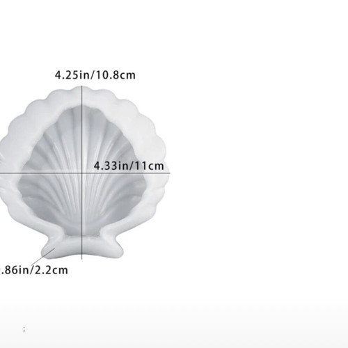 Shell-shaped mold new, suitable for plaster crafts