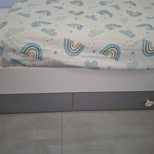 Lorelli Grecostrom multifunctional baby cot used with mattress