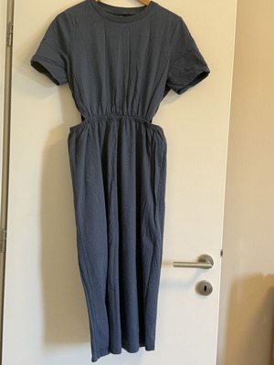 River Island Midi Dress like new, washed blue, cotton, UK12 M-L