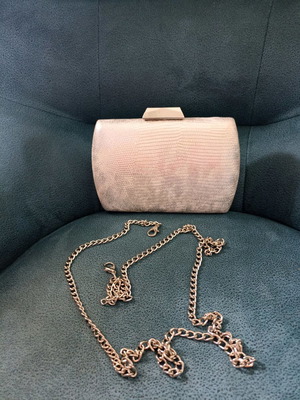 Clutch τσαντάκι χειρός καινούργιο με έξτρα αλυσίδα