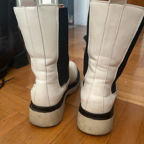 Chelsea boots white used size 37