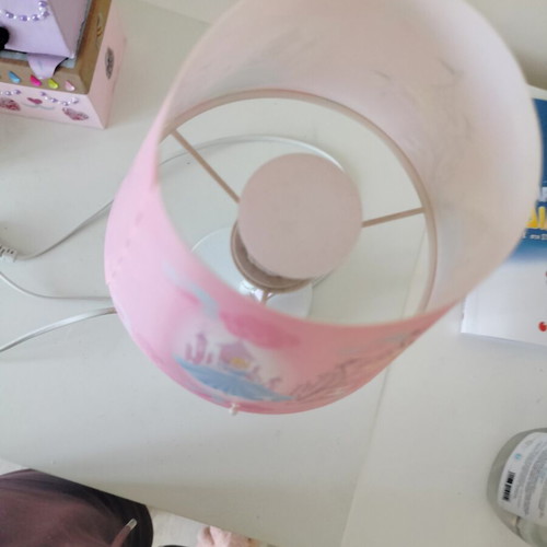 Philips Disney Princesses Table Lamp like new, pink