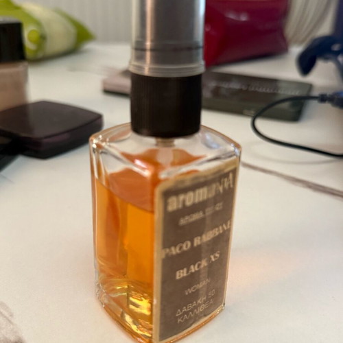 Black XS bulk perfume inspired by Paco Rabbane used 30 ml