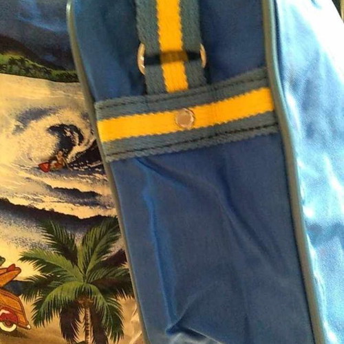 Vintage Lyc Sac school bag new, 1980s style