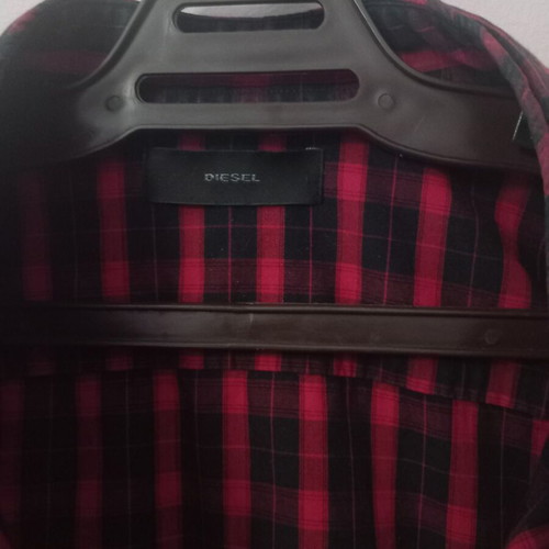 Diesel unisex shirt like new, black and red, size M